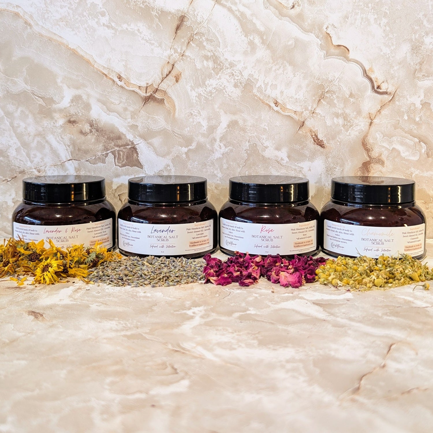 Botanical Salt Scrubs