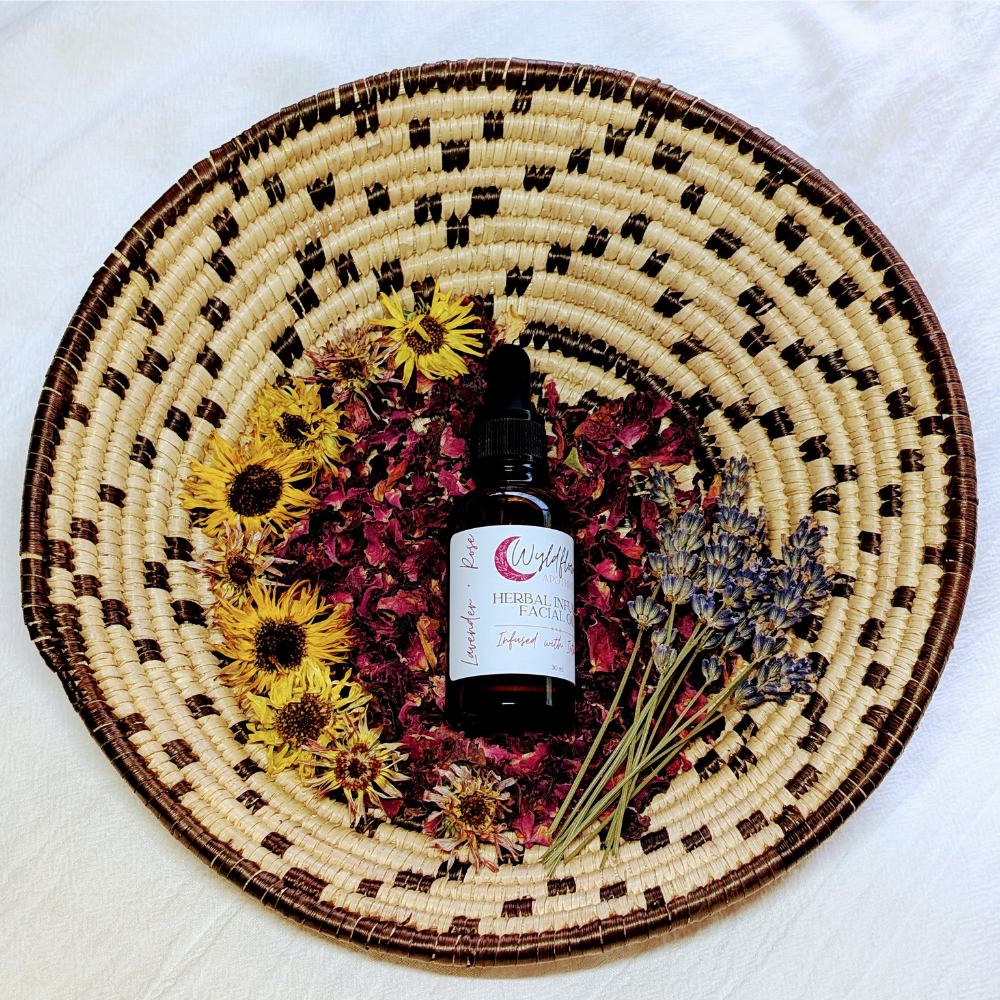 Lavender + Rose + Calendula Herbal Infusion Facial Oil