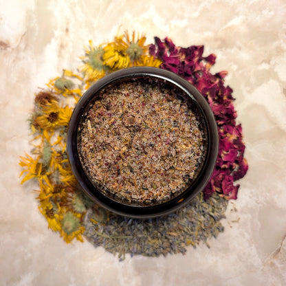 Lavender, Rose & Calendula Salt Scrub