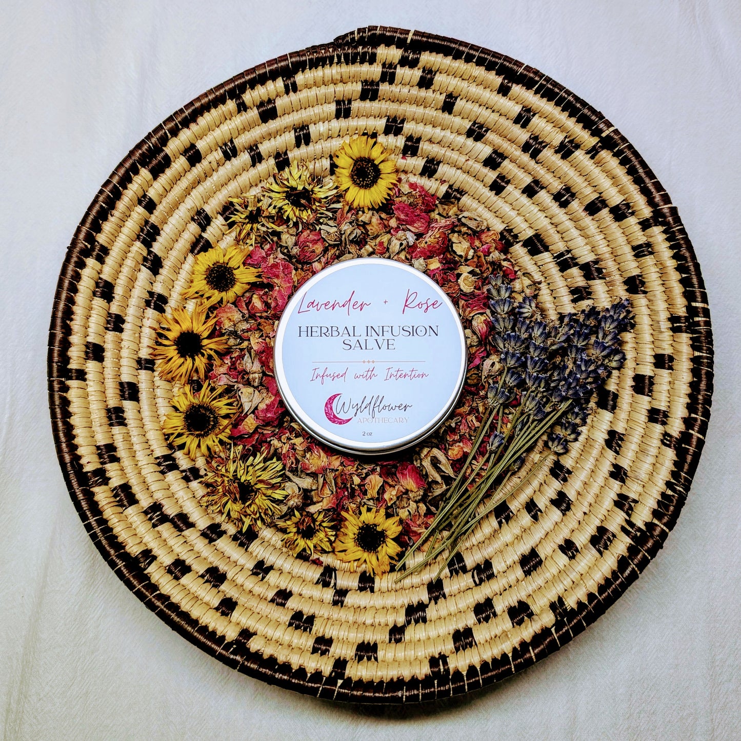 Lavender + Rose + Calendula Herbal Infusion Salve